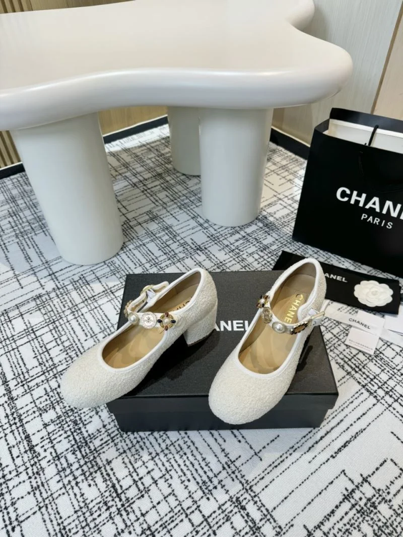 Breathable Chanel Heeled Shoes 18164