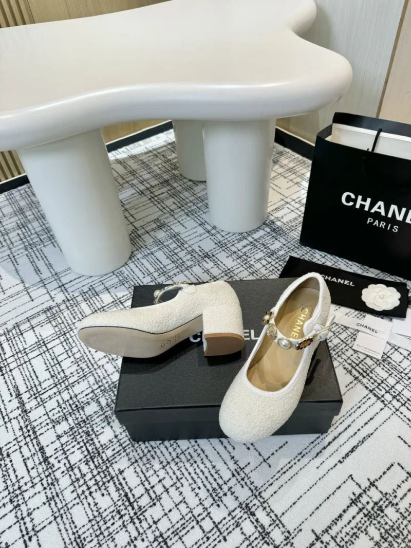 Breathable Chanel Heeled Shoes 18164