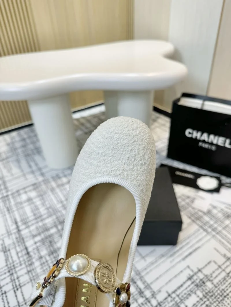 Breathable Chanel Heeled Shoes 18164