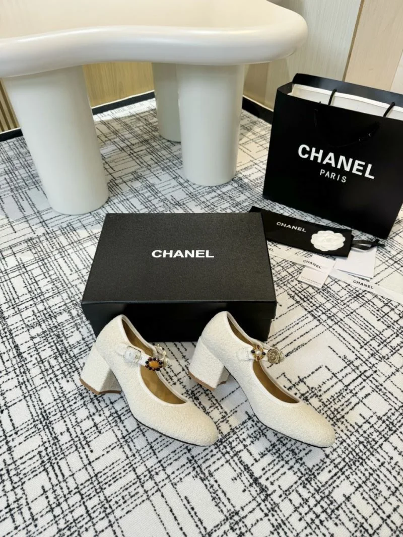 Breathable Chanel Heeled Shoes 18164