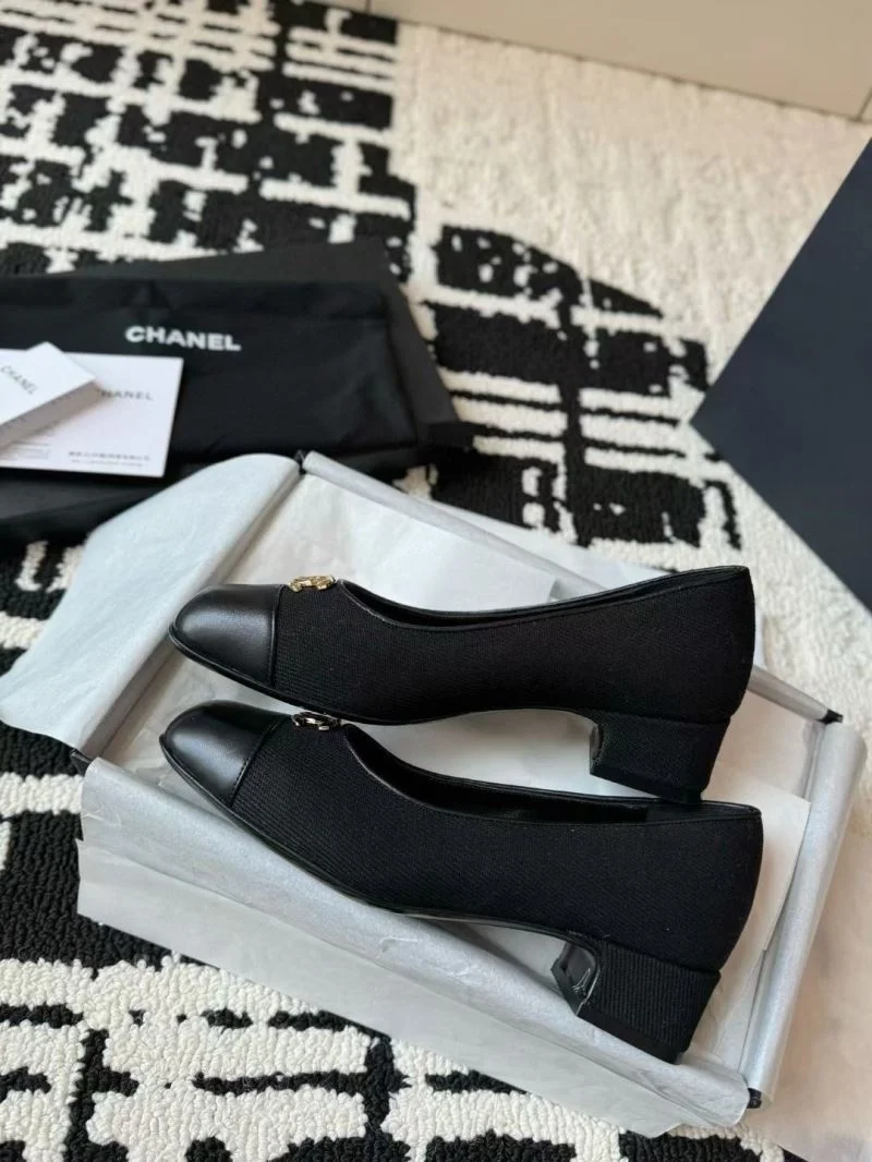 Sporty Chanel Heeled Shoes 18181