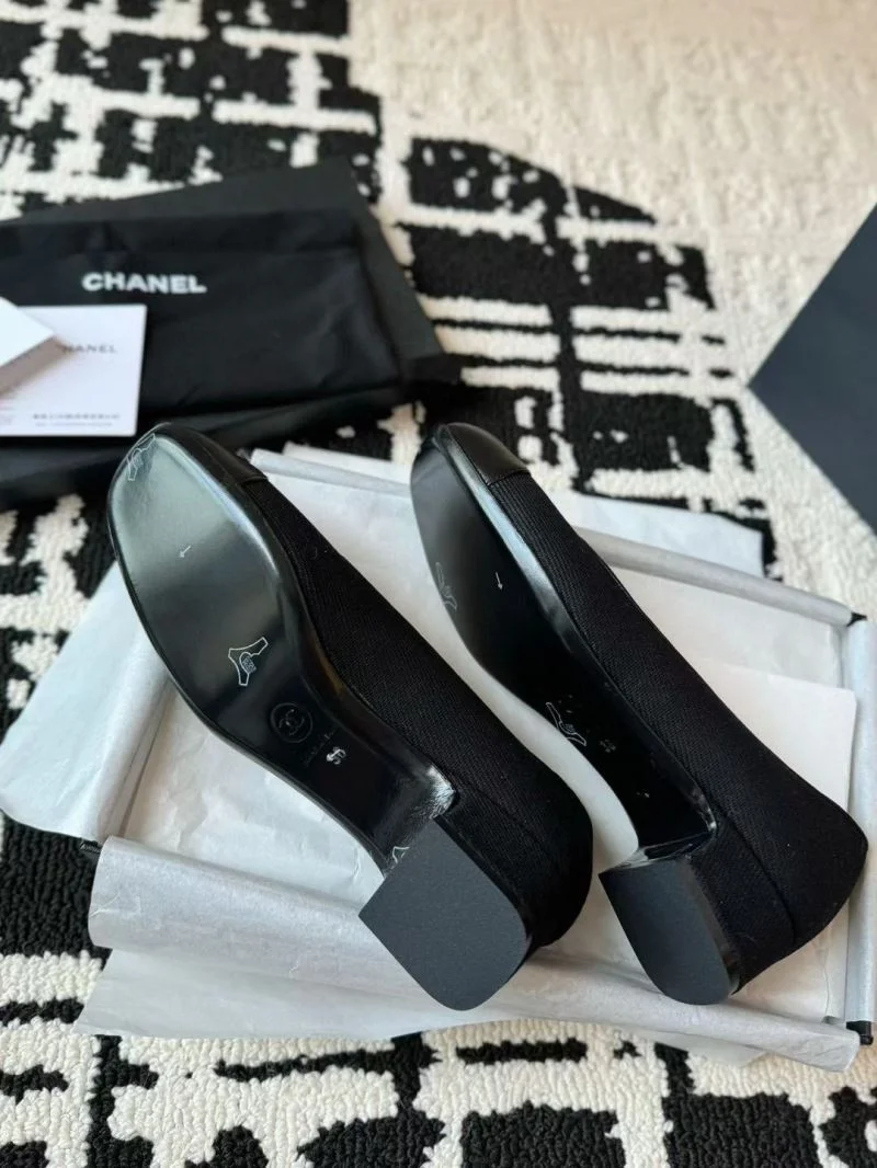 Sporty Chanel Heeled Shoes 18181