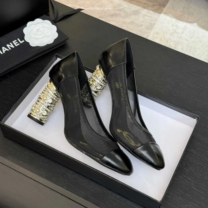 Trendy Chanel Heeled Shoes 18141