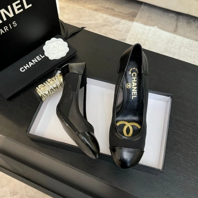 Trendy Chanel Heeled Shoes 18141