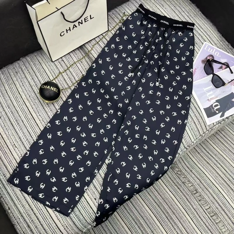 Stretchable Chanel Long Pants 110595