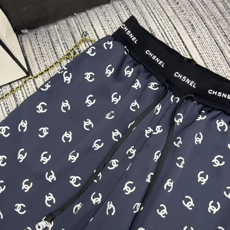 Stretchable Chanel Long Pants 110595