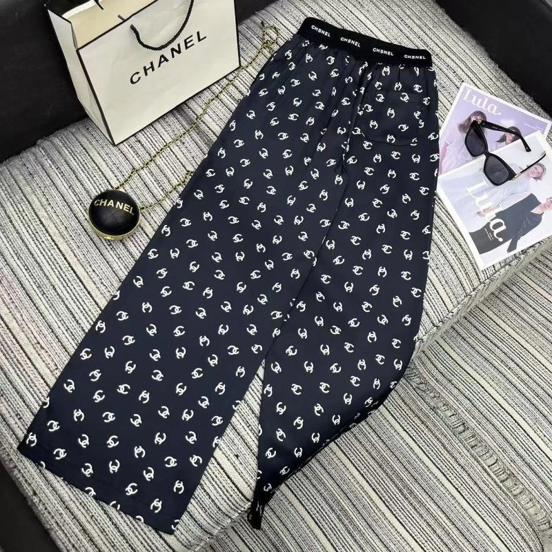 Stretchable Chanel Long Pants 110595