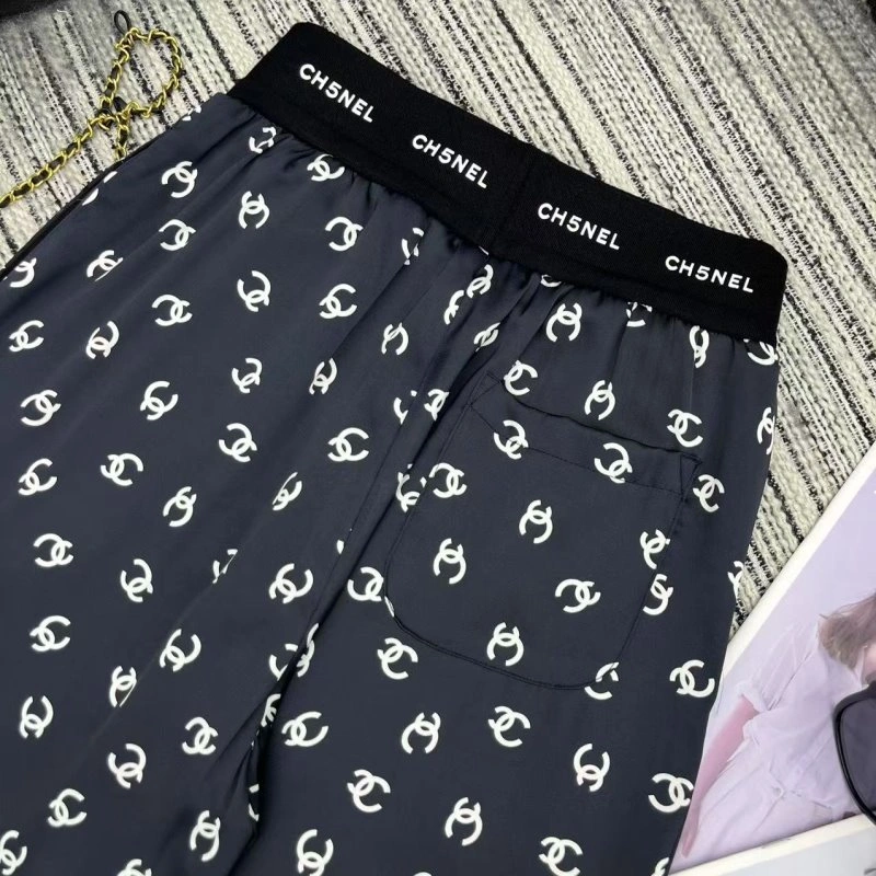 Stretchable Chanel Long Pants 110595