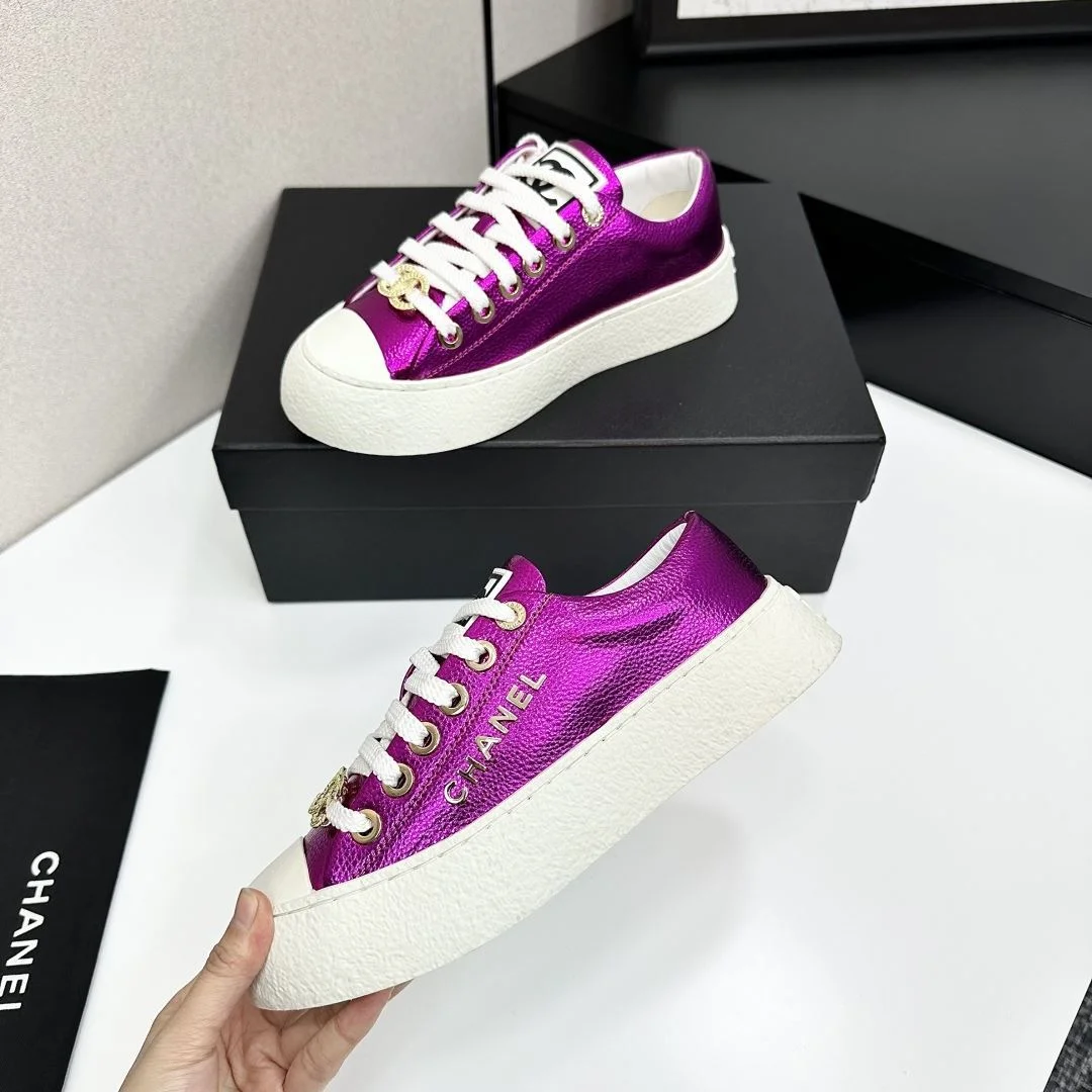 Chanel Low Shoes Attractive 18462