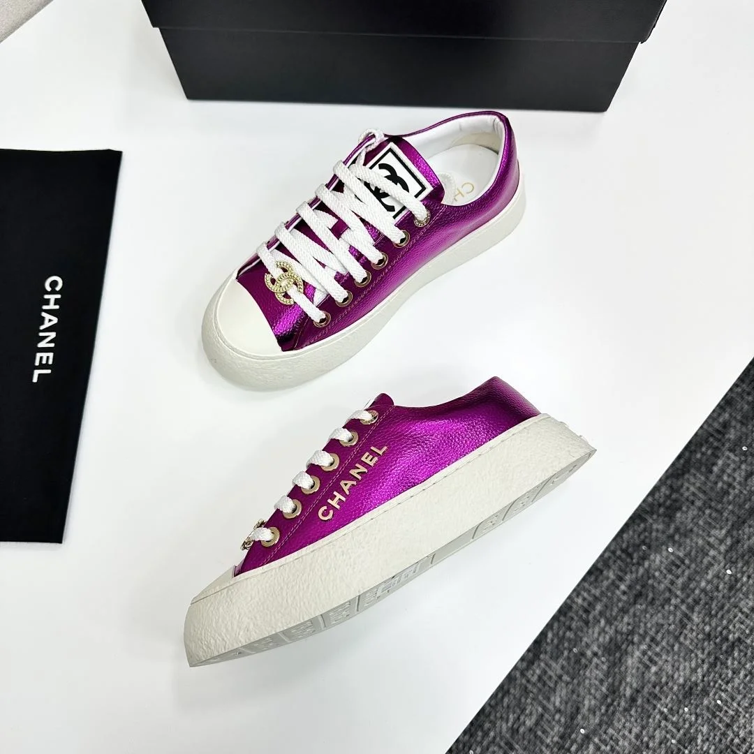 Chanel Low Shoes Attractive 18462