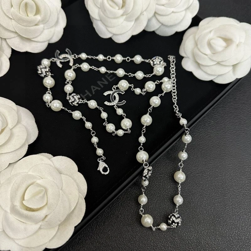 SmoothTexture Chanel Necklaces 231028
