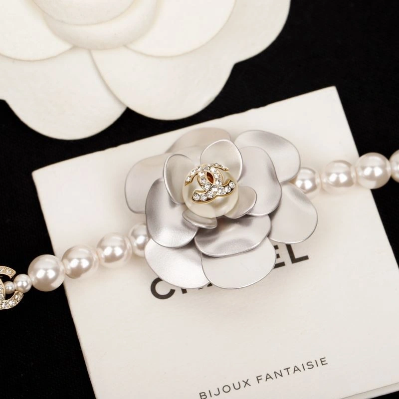 SmoothTexture Chanel Necklaces 230904