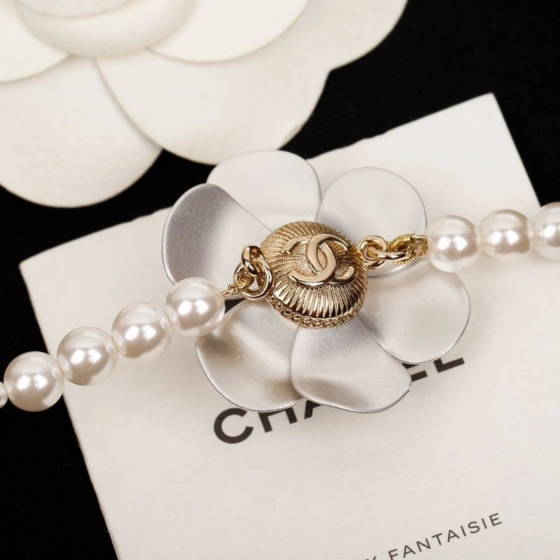 SmoothTexture Chanel Necklaces 230904