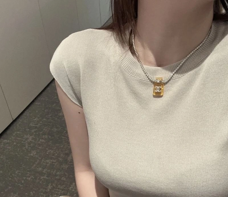 SmoothTexture Chanel Necklaces 229472