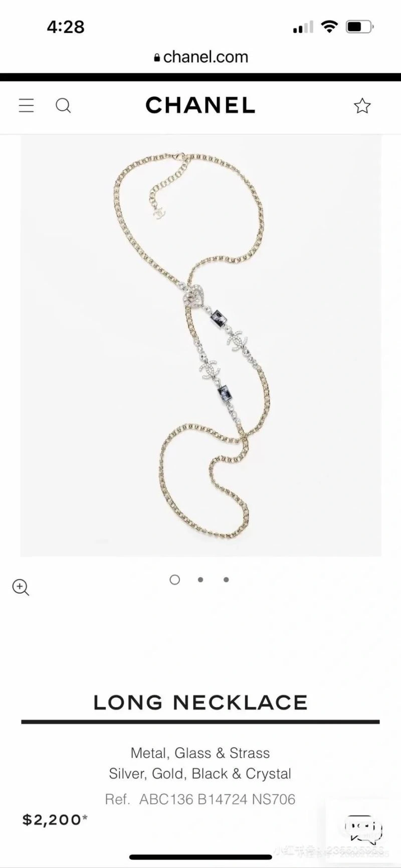 Chanel Necklaces Cozy 228553