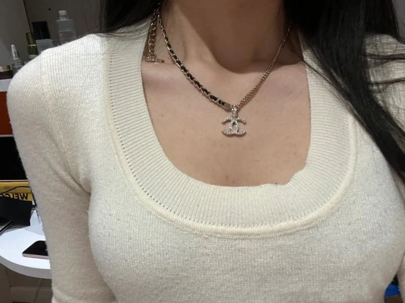 SmoothTexture Chanel Necklaces 224612