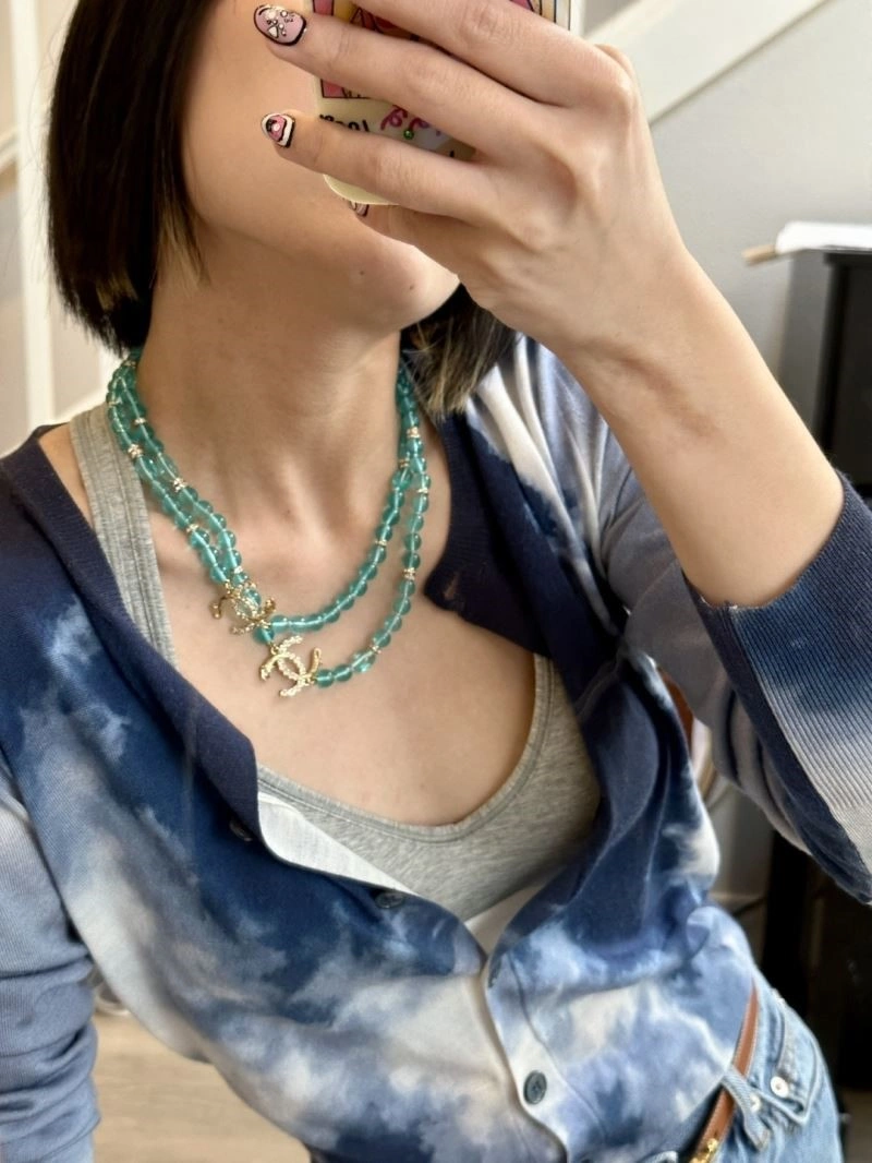 Compact Chanel Necklaces 223340
