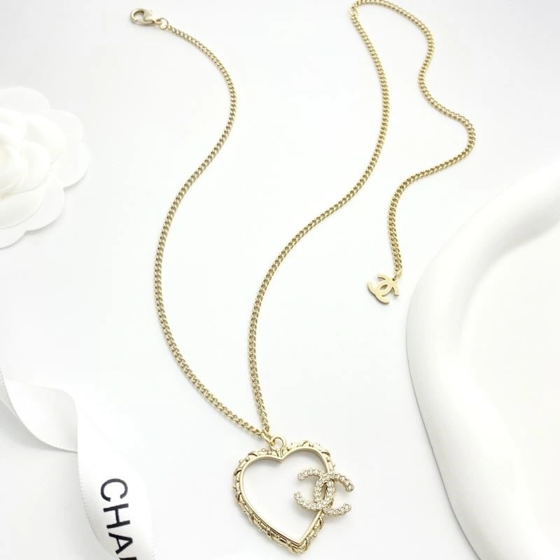 Compact Chanel Necklaces 220829