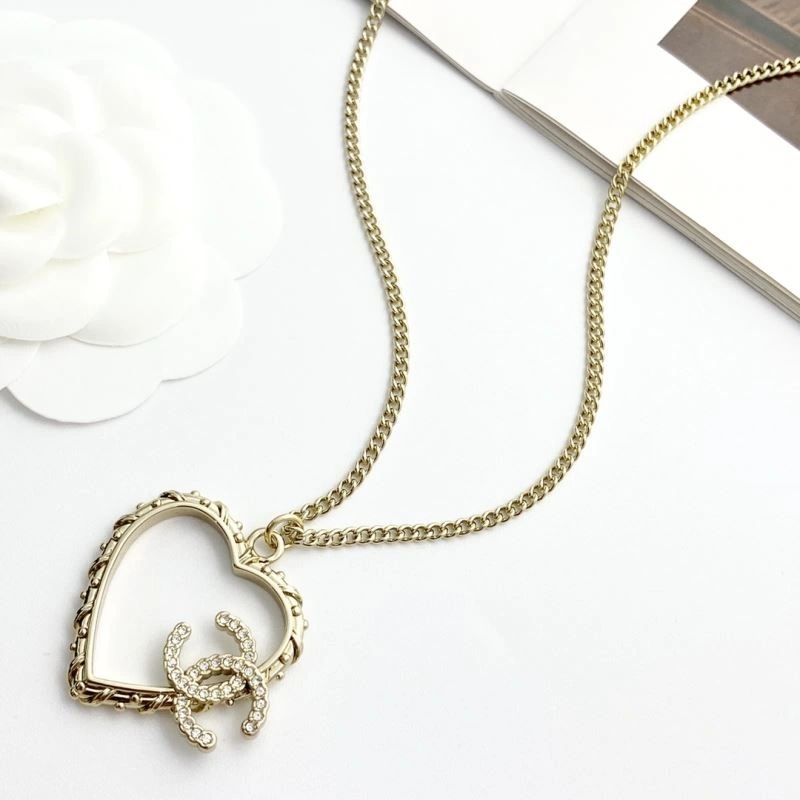 Compact Chanel Necklaces 220829