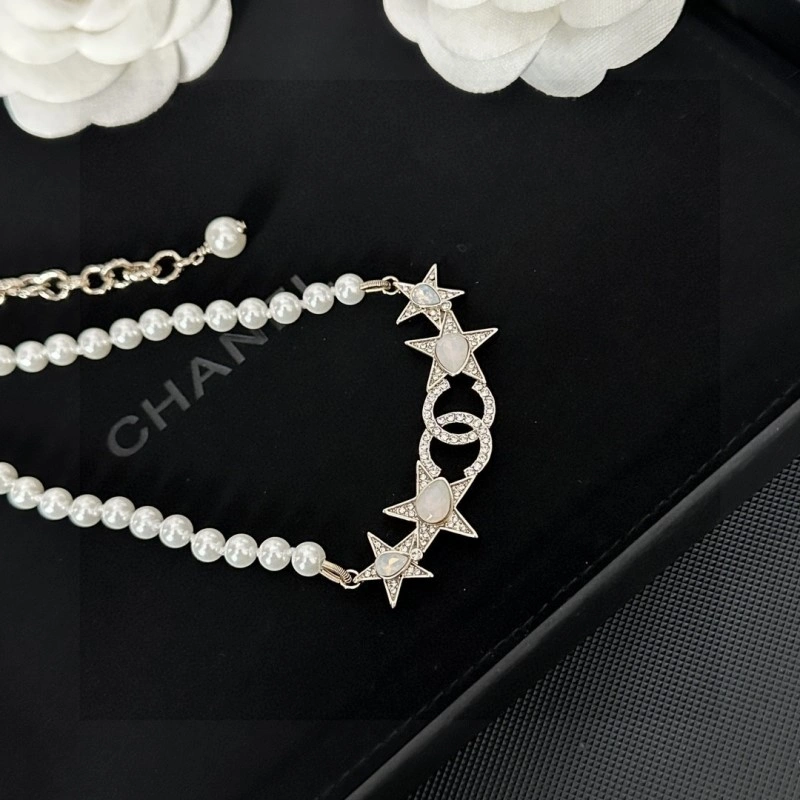 Sleek Chanel Necklaces 220659