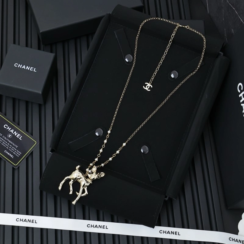 SmoothTexture Chanel Necklaces 220563