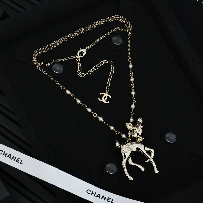 SmoothTexture Chanel Necklaces 220563