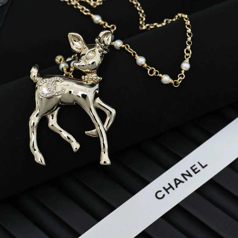 SmoothTexture Chanel Necklaces 220563
