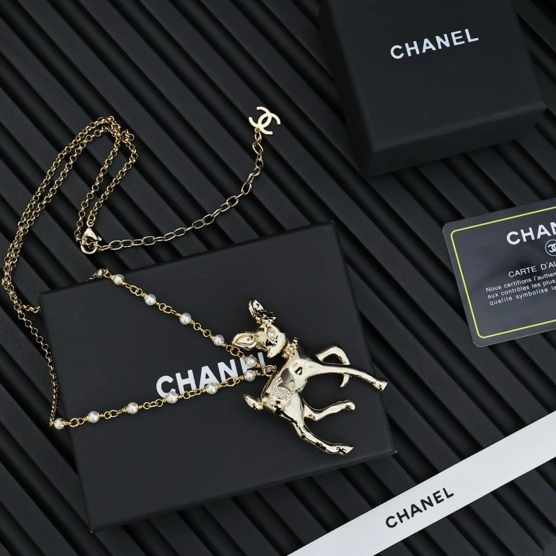 SmoothTexture Chanel Necklaces 220563
