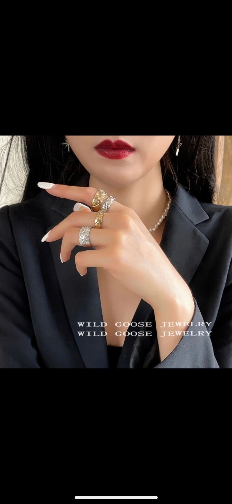 Chanel Rings Colorful 225697