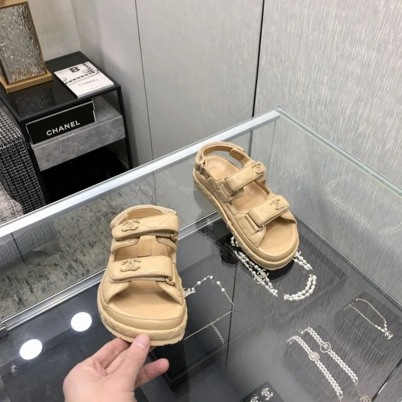 Chanel Sandals Snug 20174