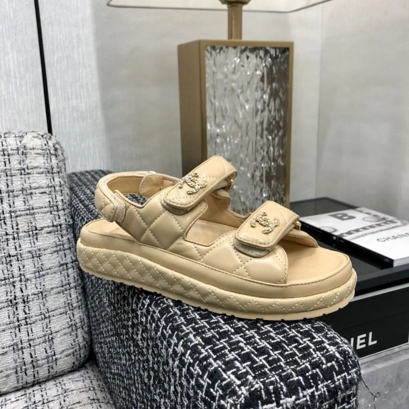 Chanel Sandals Snug 20174