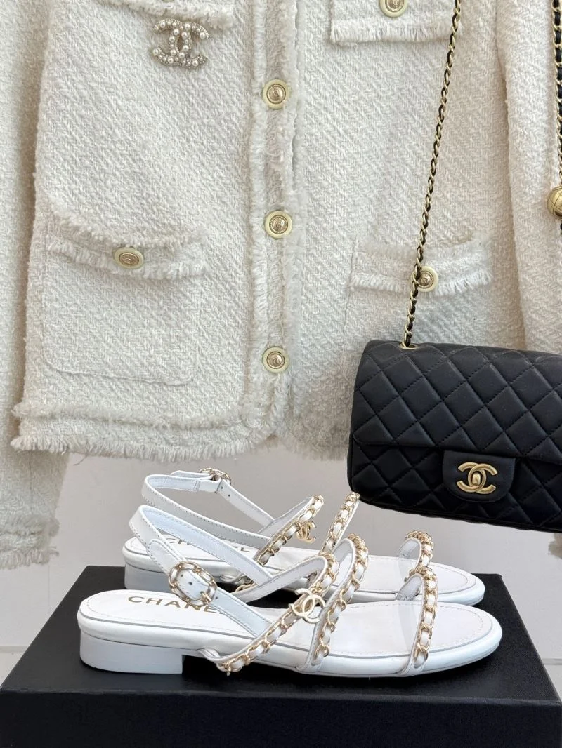 Chanel Sandals SmoothTexture 18945