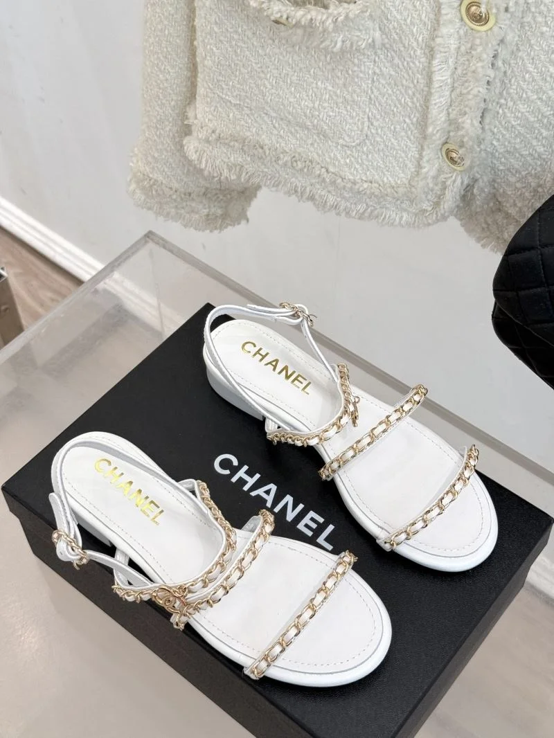 Chanel Sandals SmoothTexture 18945
