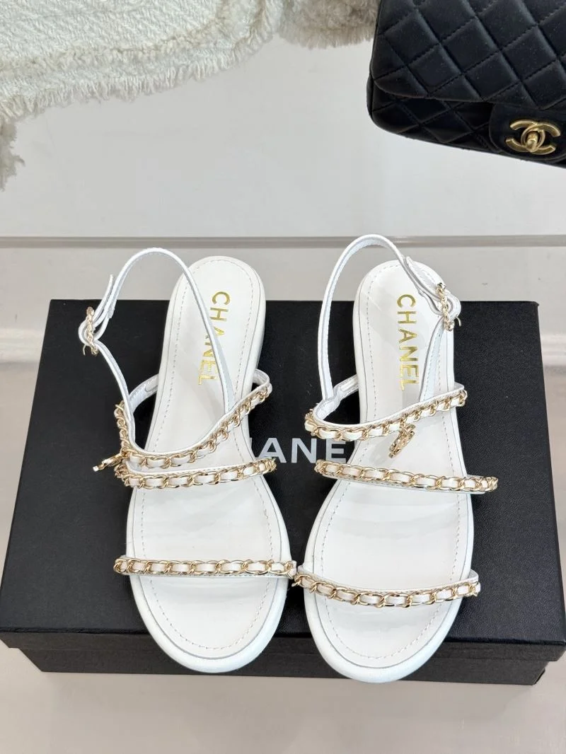 Chanel Sandals SmoothTexture 18945