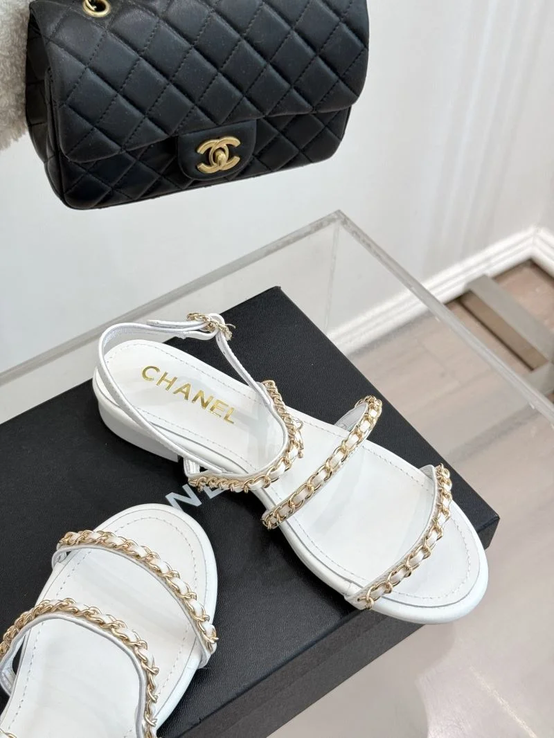 Chanel Sandals SmoothTexture 18945