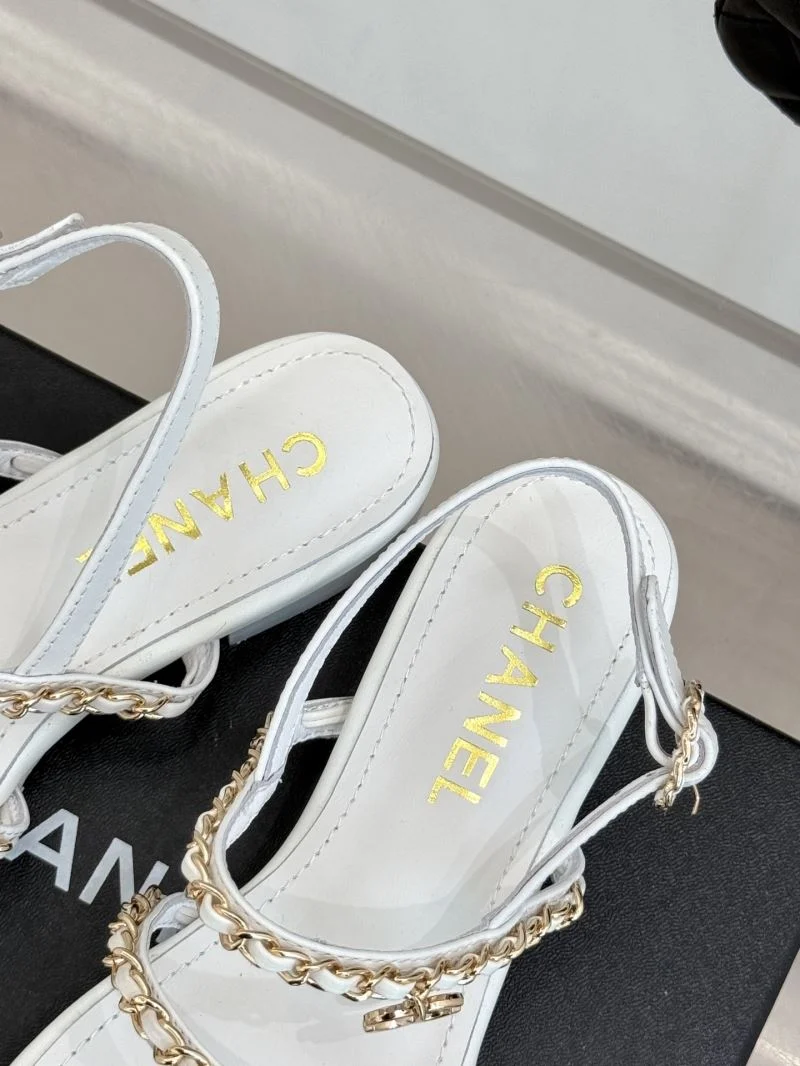 Chanel Sandals SmoothTexture 18945