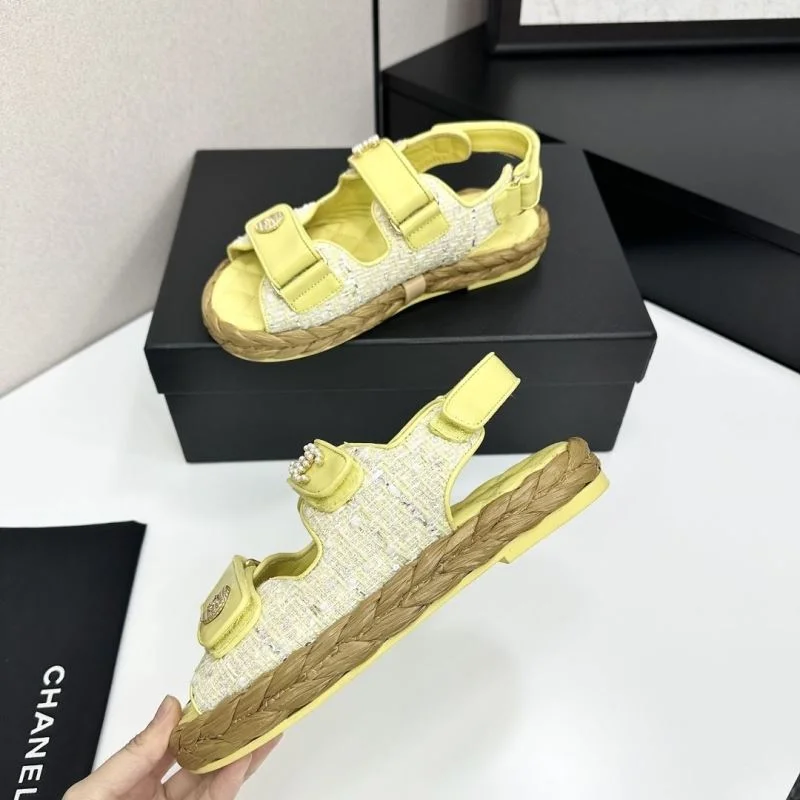 SmoothTexture Chanel Sandals 20418