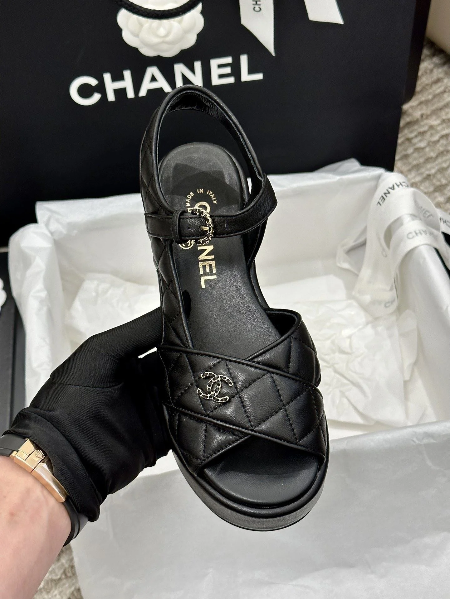 Practical Chanel Sandals 17996