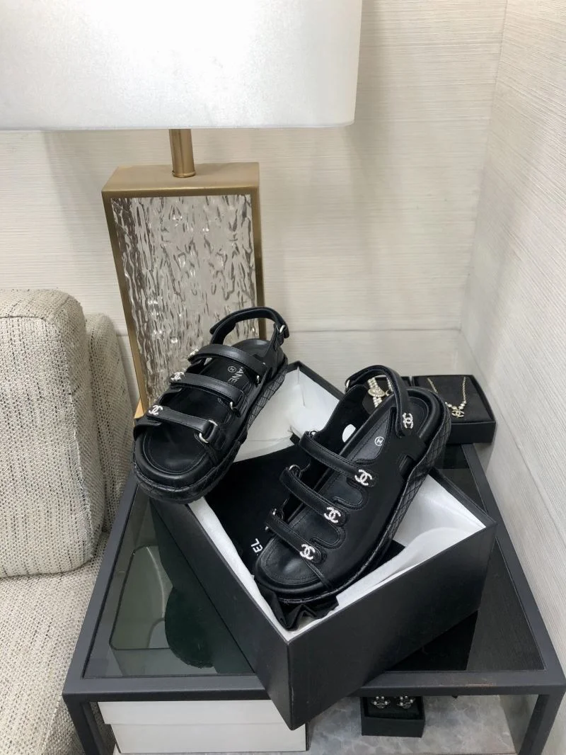 Chanel Sandals SmoothTexture 17873