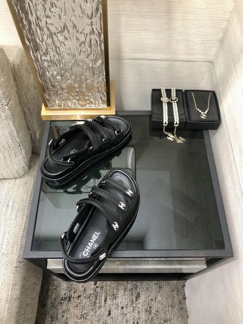 Chanel Sandals SmoothTexture 17873