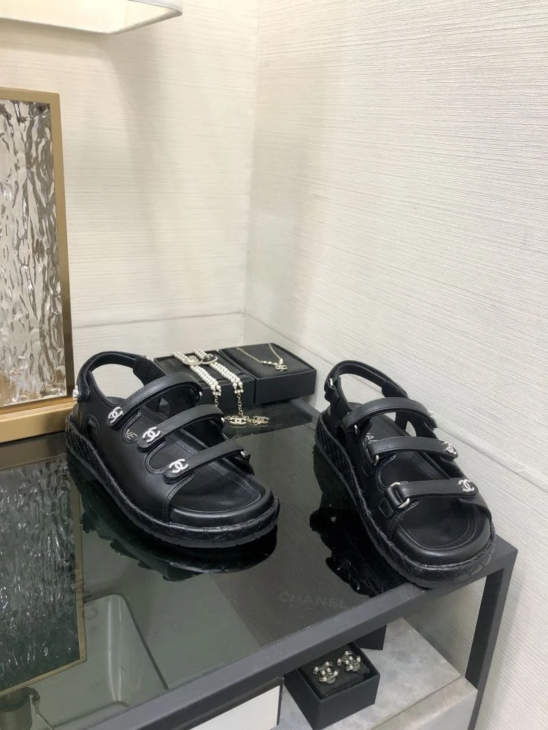 Chanel Sandals SmoothTexture 17873