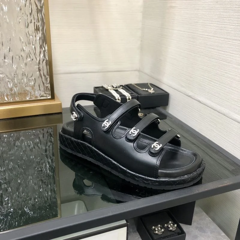 Chanel Sandals SmoothTexture 17873