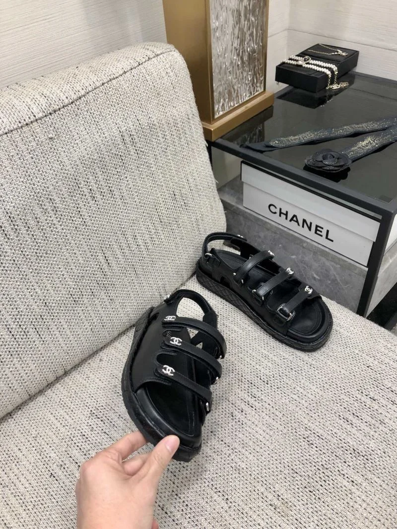 Chanel Sandals SmoothTexture 17873