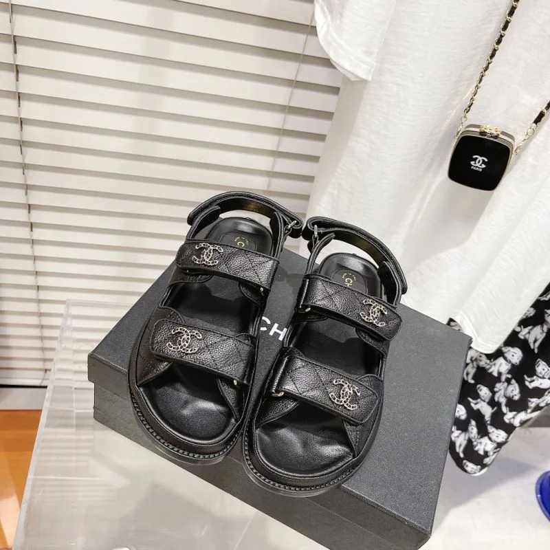 Chanel Sandals SmoothTexture 17801
