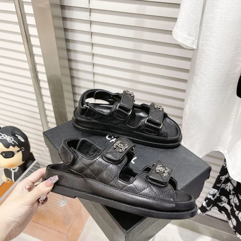 Chanel Sandals SmoothTexture 17801
