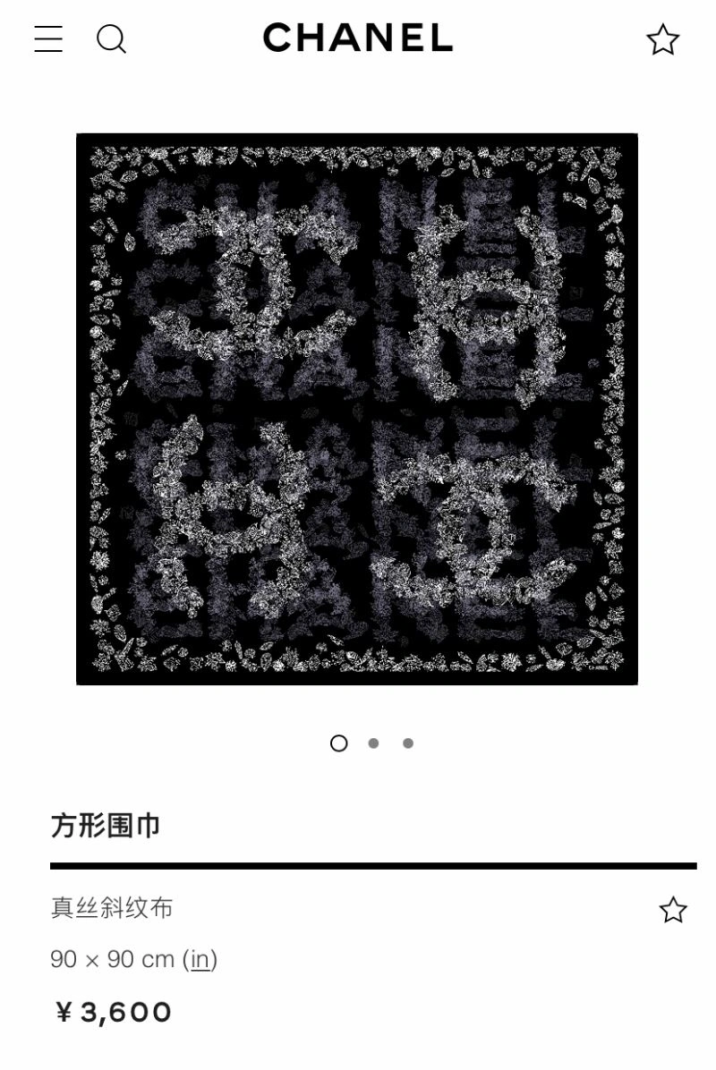 WaterResistant Chanel Scarf 271926