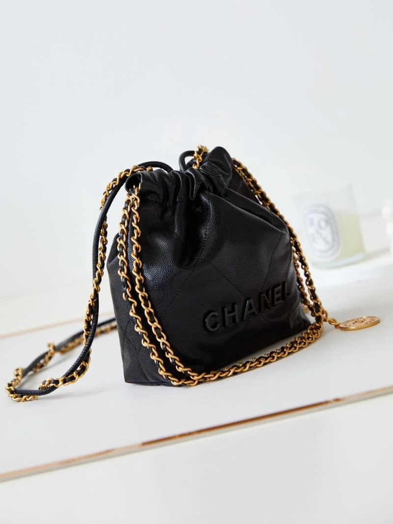 Chanel Shopping Bags Unisex 52690
