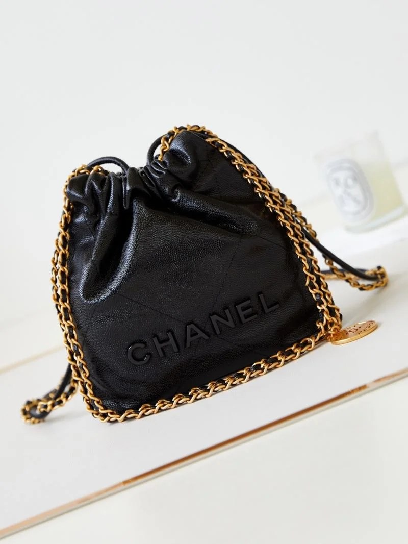 Chanel Shopping Bags Unisex 52690