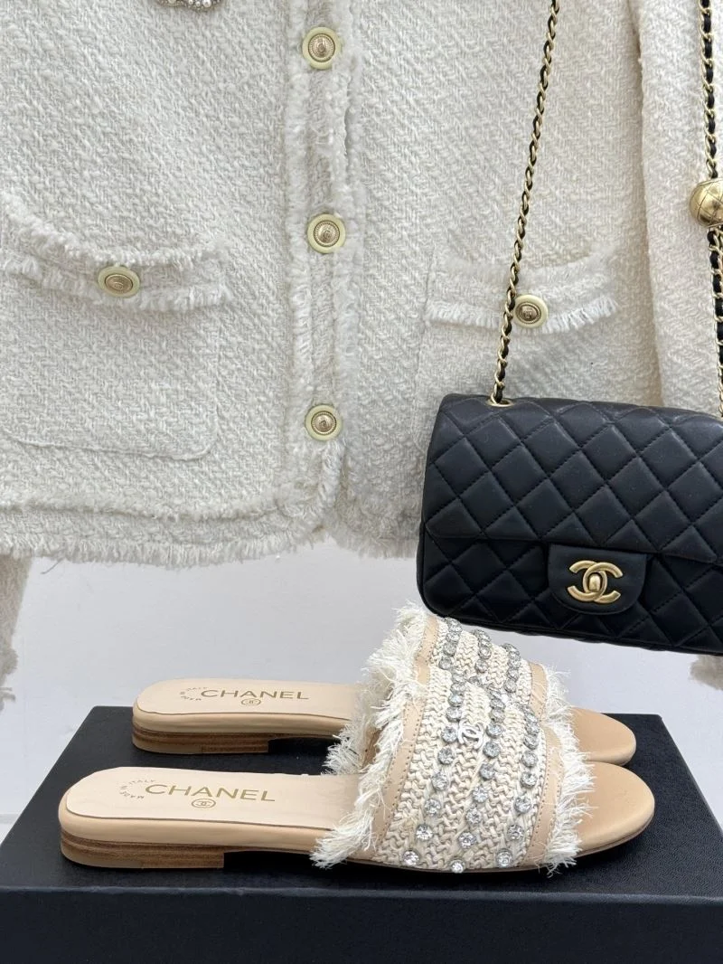 Unique Chanel Slippers 19883