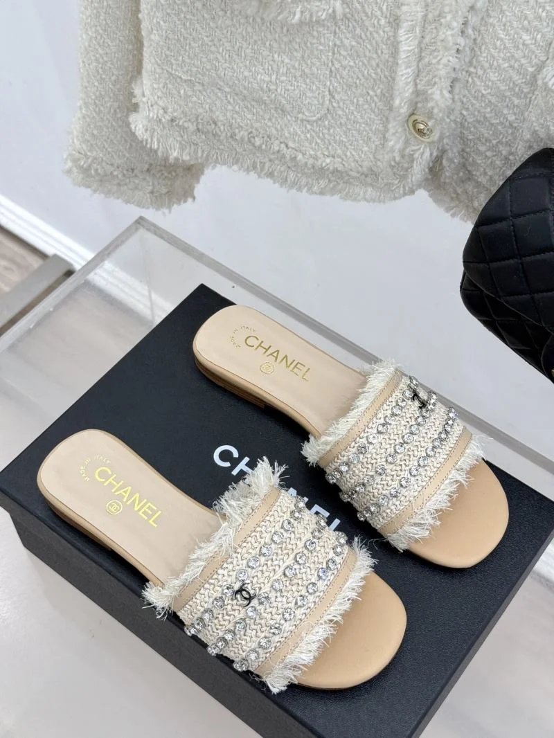 Unique Chanel Slippers 19883